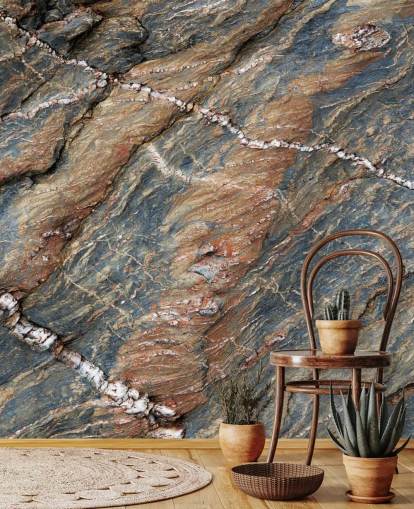 grey and brown surface texture mural called Stone Passage by Petra Meikle de Vlas grey and brown surface texture mural called Stone Passage by Petra Meikle de Vlas