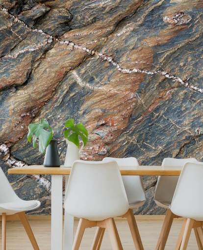 gray and brown surface texture mural called Stone Passage by Petra Meikle de Vlas gray and brown surface texture mural called Stone Passage by Petra Meikle de Vlas