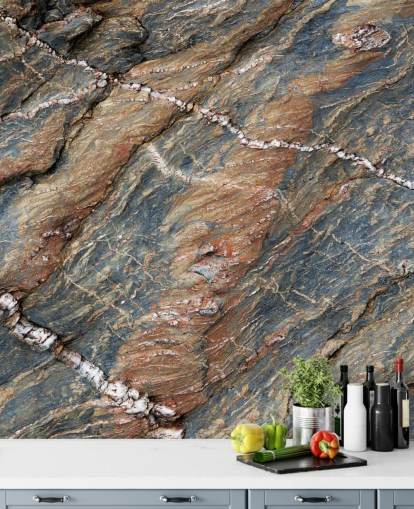 grey and brown surface texture mural called Stone Passage by Petra Meikle de Vlas grey and brown surface texture mural called Stone Passage by Petra Meikle de Vlas