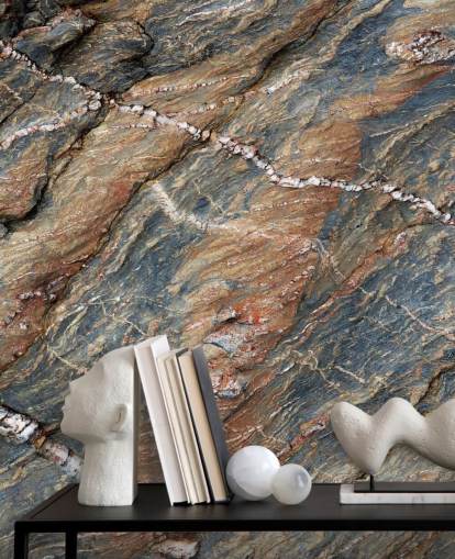 grey and brown surface texture mural called Stone Passage by Petra Meikle de Vlas grey and brown surface texture mural called Stone Passage by Petra Meikle de Vlas