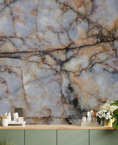 murale personalizzato effetto pietra grigio e marrone chiamato Surface Stillness di Petra Meikle de Vlas murale personalizzato effetto pietra grigio e marrone chiamato Surface Stillness di Petra Meikle de Vlas