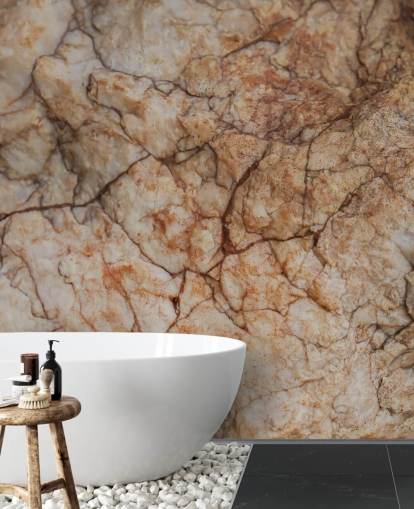 mural de piedra natural personalizado llamado Tensión superficial de Petra Meikle de Vlas