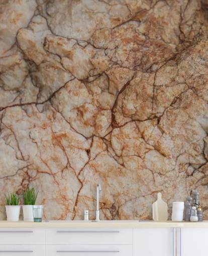 mural de piedra natural personalizado llamado Tensión superficial de Petra Meikle de Vlas