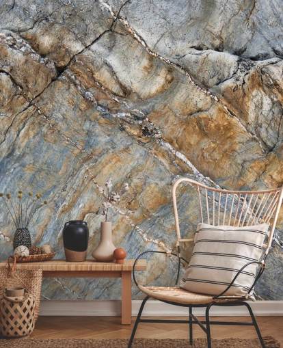 murale con superficie personalizzata grigio e marrone chiamato Terrascape di Petra Meikle de Vlas murale con superficie personalizzata grigio e marrone chiamato Terrascape di Petra Meikle de Vlas