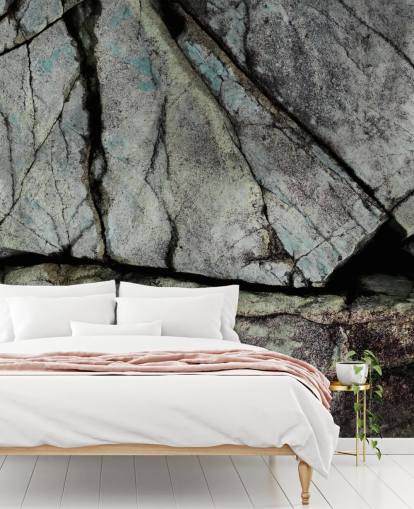 murale personalizzato con struttura in pietra grigia chiamato Understory di Petra Meikle de Vlas murale personalizzato con struttura in pietra grigia chiamato Understory di Petra Meikle de Vlas