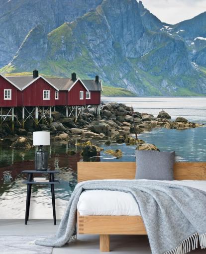 tilpasselig landskabsmaleri kaldet Lofoten, Norge fra Assaf Frank tilpasselig landskabsmaleri kaldet Lofoten, Norge fra Assaf Frank