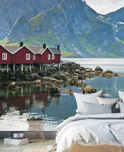 customizable landscape mural called Lofoten, Norway from Assaf Frank customizable landscape mural called Lofoten, Norway from Assaf Frank