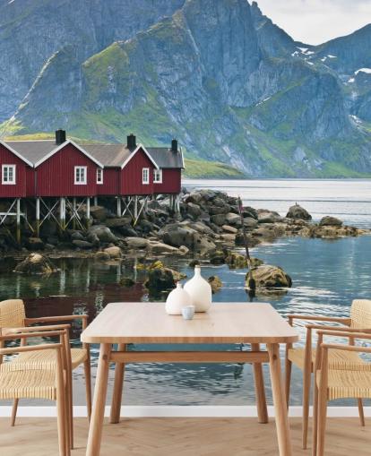 customizable landscape mural called Lofoten, Norway from Assaf Frank customizable landscape mural called Lofoten, Norway from Assaf Frank