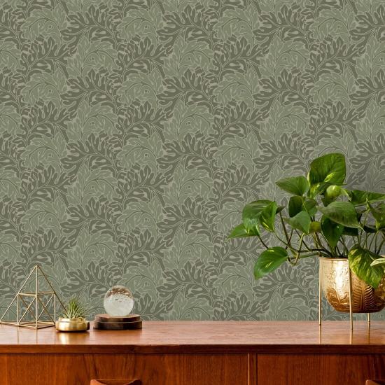 Terra de Acanthus Papel de parede natural