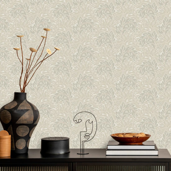 Acanthus Neutraal Botanisch behang
