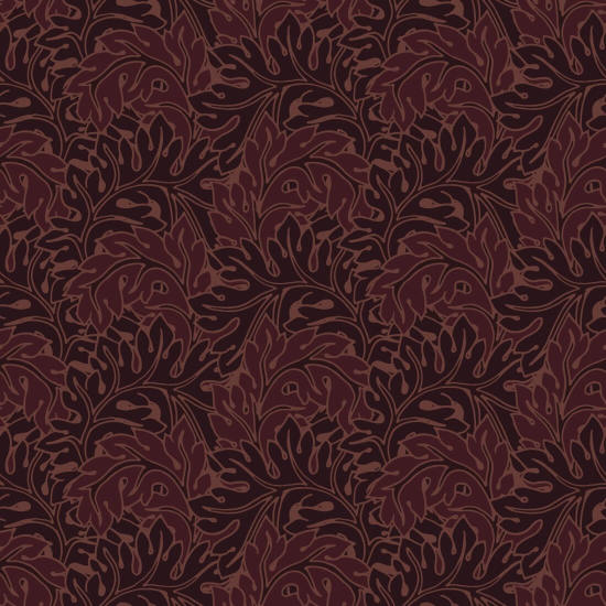 Acanthus Marron Papier peint Nature