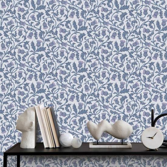 O cardo prateado de Catriona floresce Papel de parede Thistle