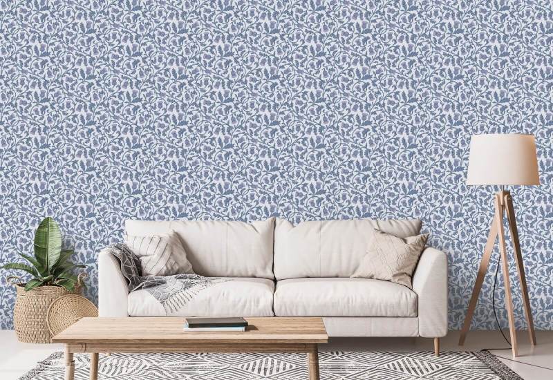 Catriona’s Thistle Silver Blooms Thistle Wallpaper