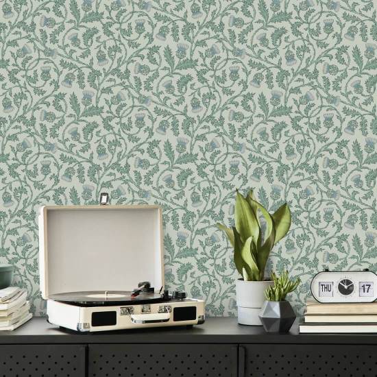 Le réveil printanier du chardon de Catriona Papier peint Thistle