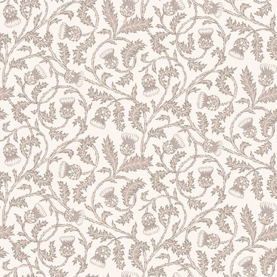 De Thistle Highland Heather van Catriona Bloemenbehang