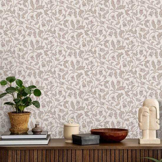 Chardon de Catriona, bruyère des Highlands Papier peint floral