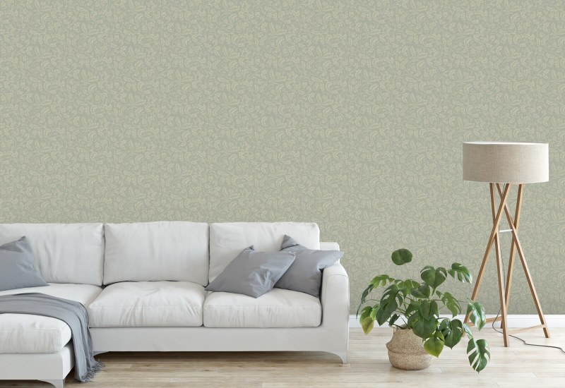 Catriona's Thistle Grey Moors Papel de parede Thistle