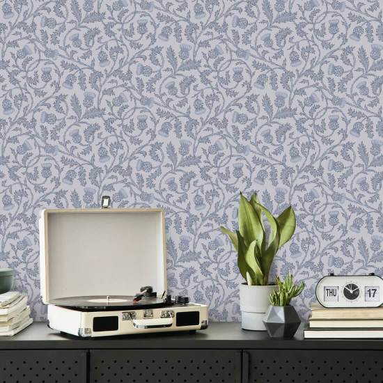 Catriona’s Thistle Violet Dusk Thistle Wallpaper