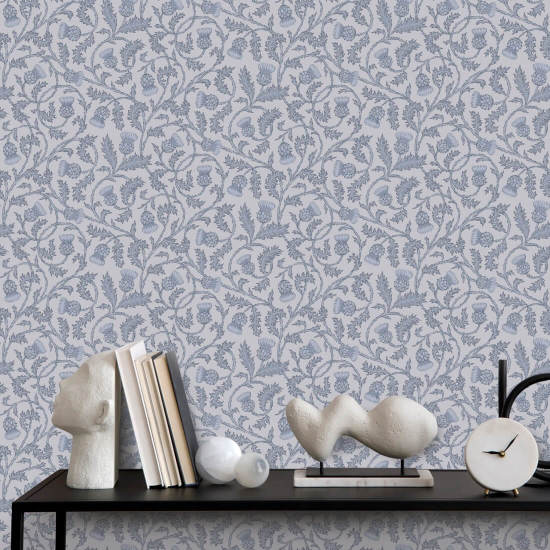 Catriona’s Thistle Violet Dusk Thistle Wallpaper