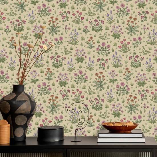 Country Garden Vårblom Trädgård Bakgrund