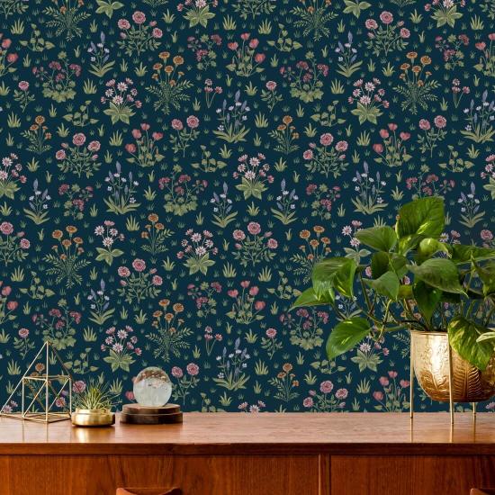 Crepúsculo do jardim campestre papel de parede de jardim