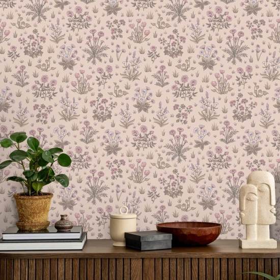 Country Garden Pink Dream Blumentapete