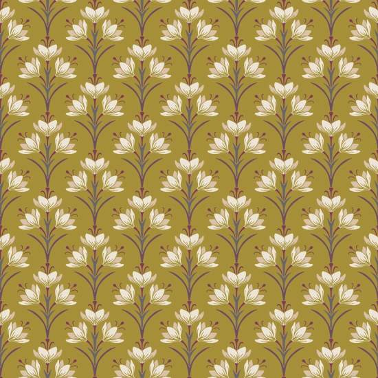 Crocus Woodland Whisper Papier peint à motif floral