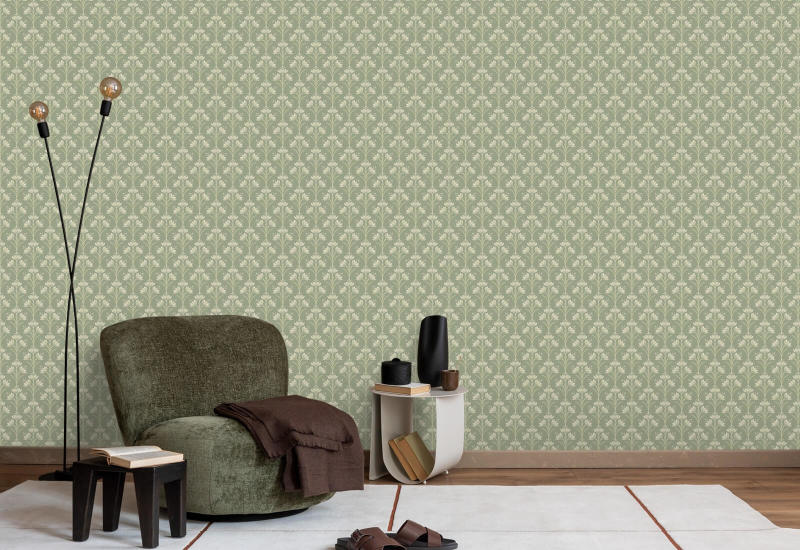 Crocus Green Glade Vihreä kukka taustakuva