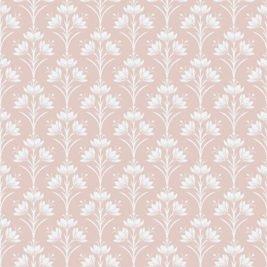 Flor de açafrão Papel de parede com padrão floral