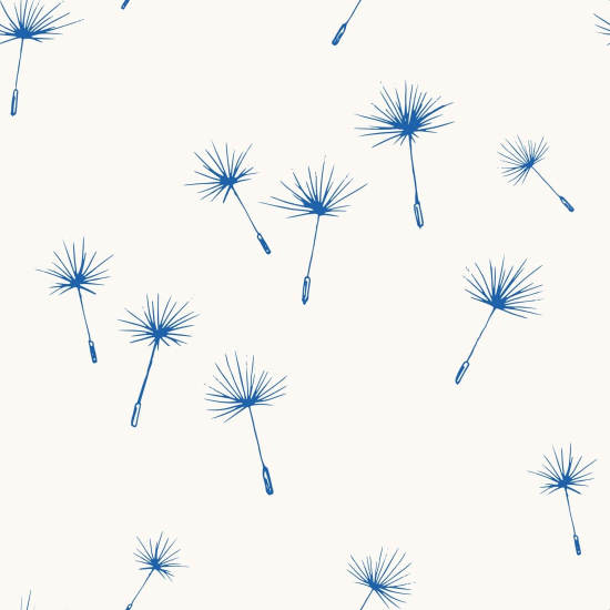 Dandelion Seeds Winter Floral Wallpaper