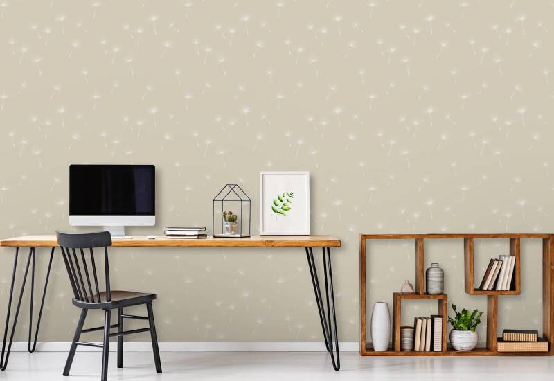 Löwenzahnsamen Herbst Neutrale Blumentapete
