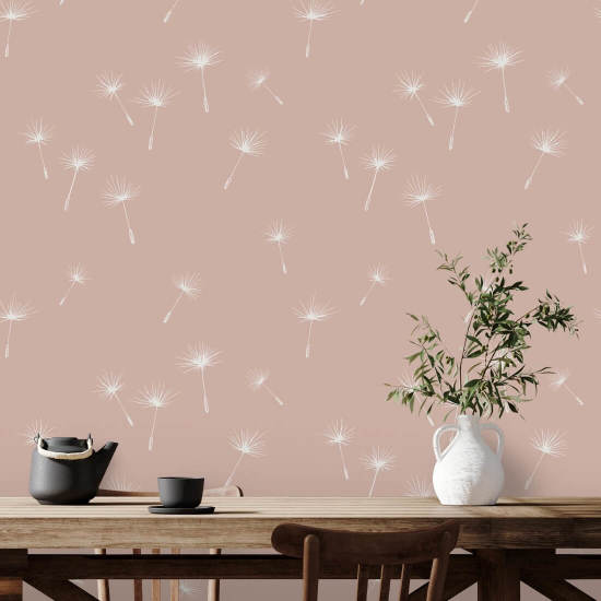 Dandelion Seeds Summer Pink Nature Wallpaper