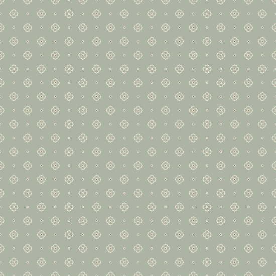 Foulard Sage Green Bloemenbehang