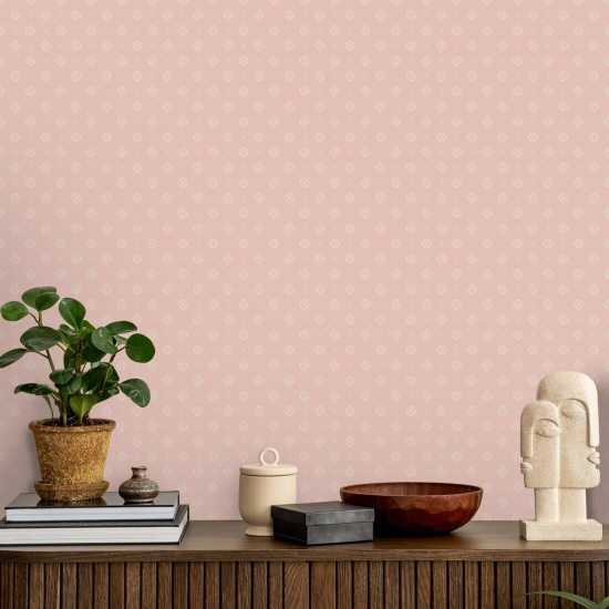 Foulard Perfect Pink Classic Wallpaper