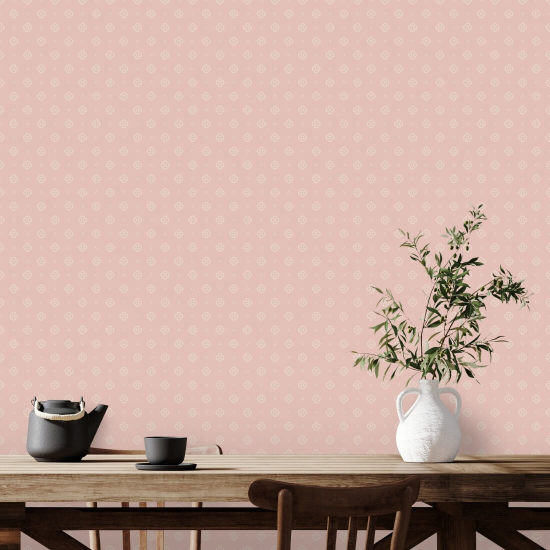 Foulard Perfect Pink Papel de parede clássico