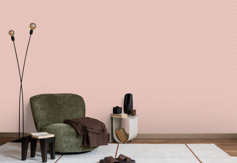 Foulard Perfect Rosa Klassisk Bakgrunn