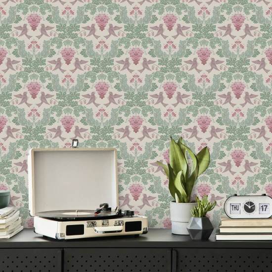 Drue Damask Damask Baggrund