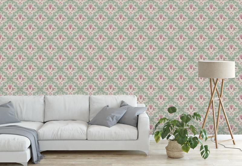 Drue Damask Damask Baggrund