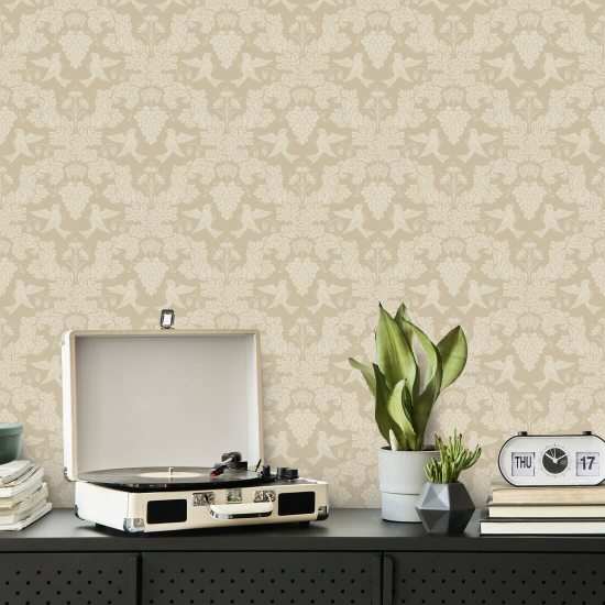 Drue Damask Tan Damask Bakgrunn