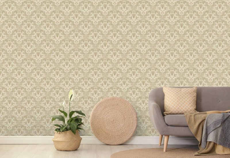 Drue Damask Nøytral Damask Bakgrunn