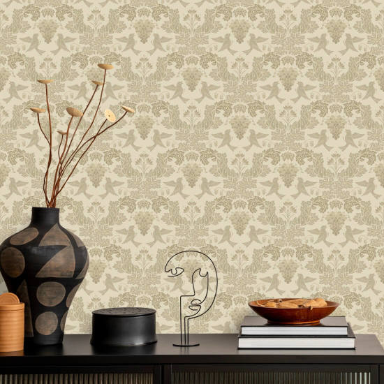 Druva Damask Neutral Damask Bakgrund