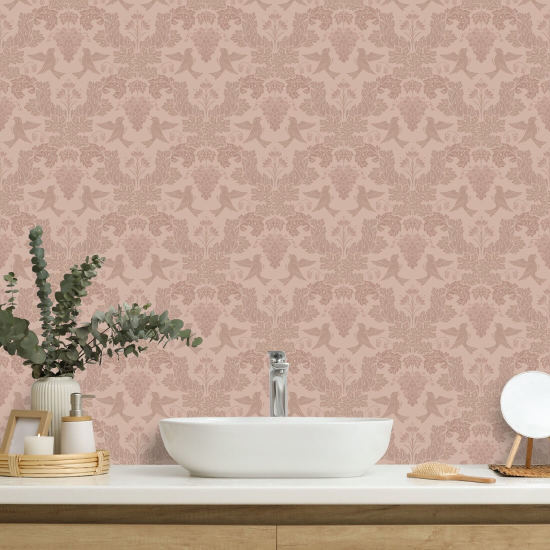 Druva Damask Berry Damask Bakgrund