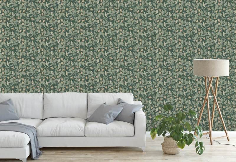 Hummingbird Breeze Carta da parati con uccelli