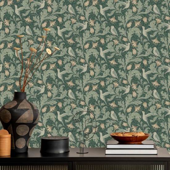 Hummingbird Breeze Carta da parati con uccelli