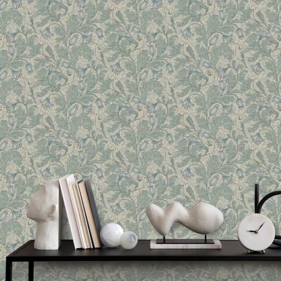 Hummingbird Drift Carta da parati con uccelli