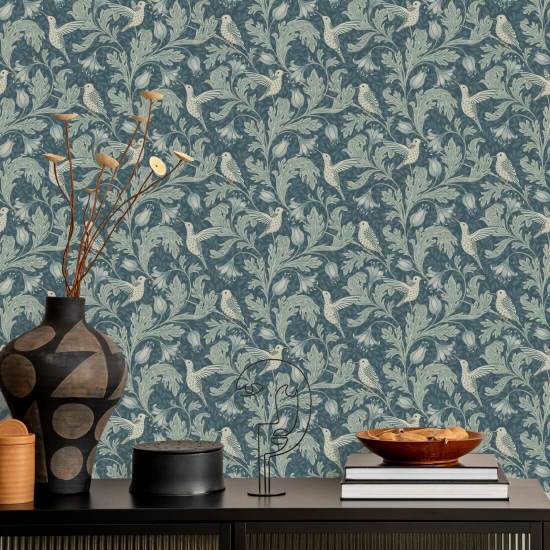 Canzone dei colibrì Carta da parati con uccelli