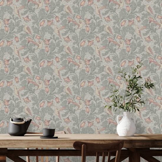 Hummingbird Wisp Carta da parati con uccelli