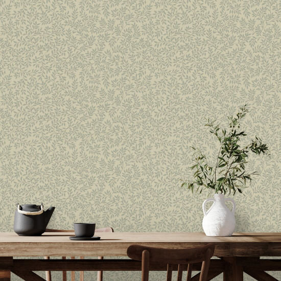 Laurel Linen Nature Wallpaper