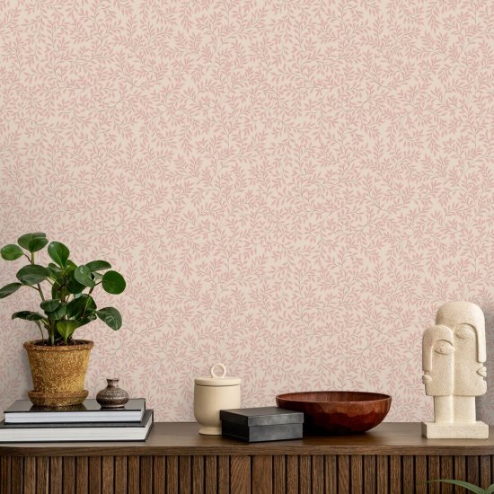 Laurel Pink Tree Wallpaper