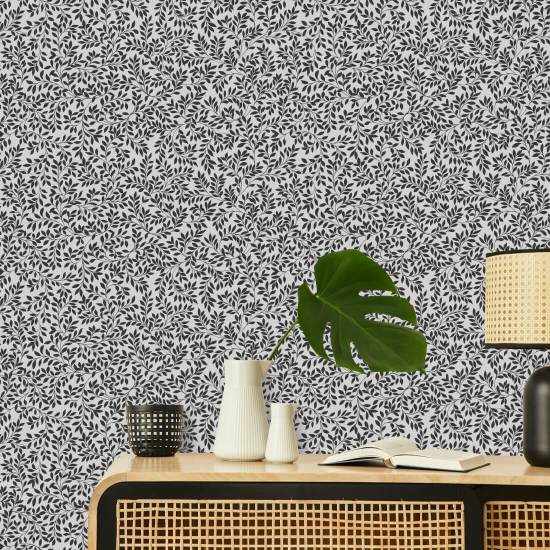 Laurier Obsidian Papier peint Nature